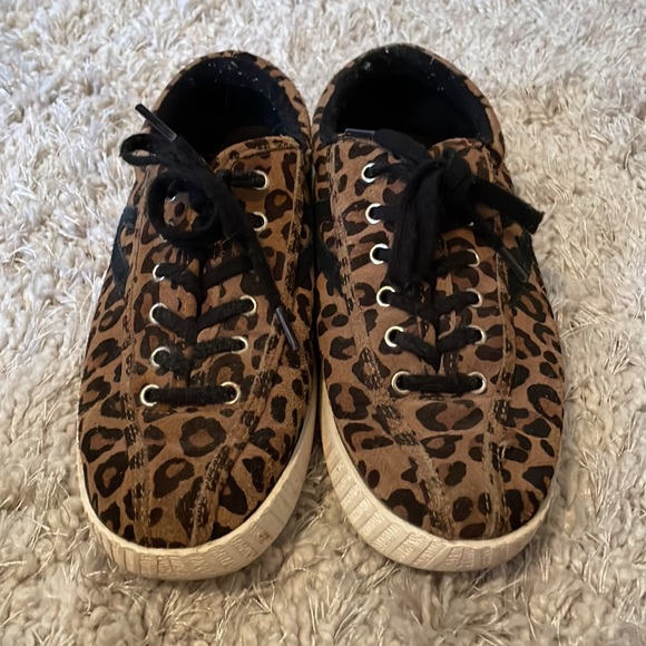 Cheetah Print Tretorn Sneakers, size 7.5 - Picture 4 of 4